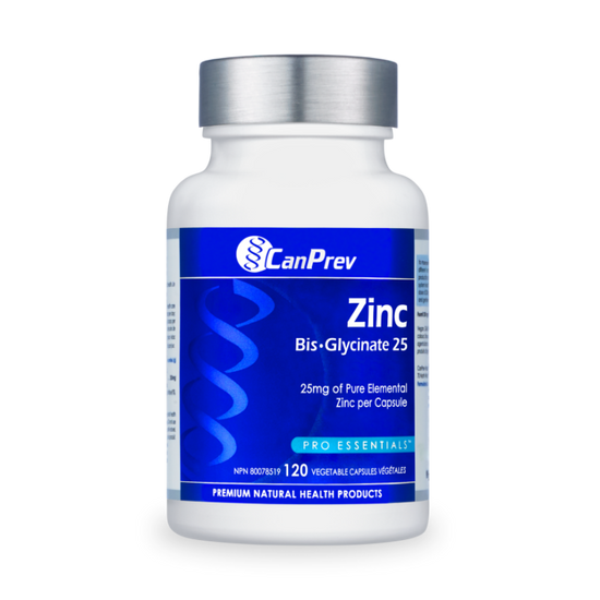 Zinc Bis-Glycinate 25mg 120 capsules