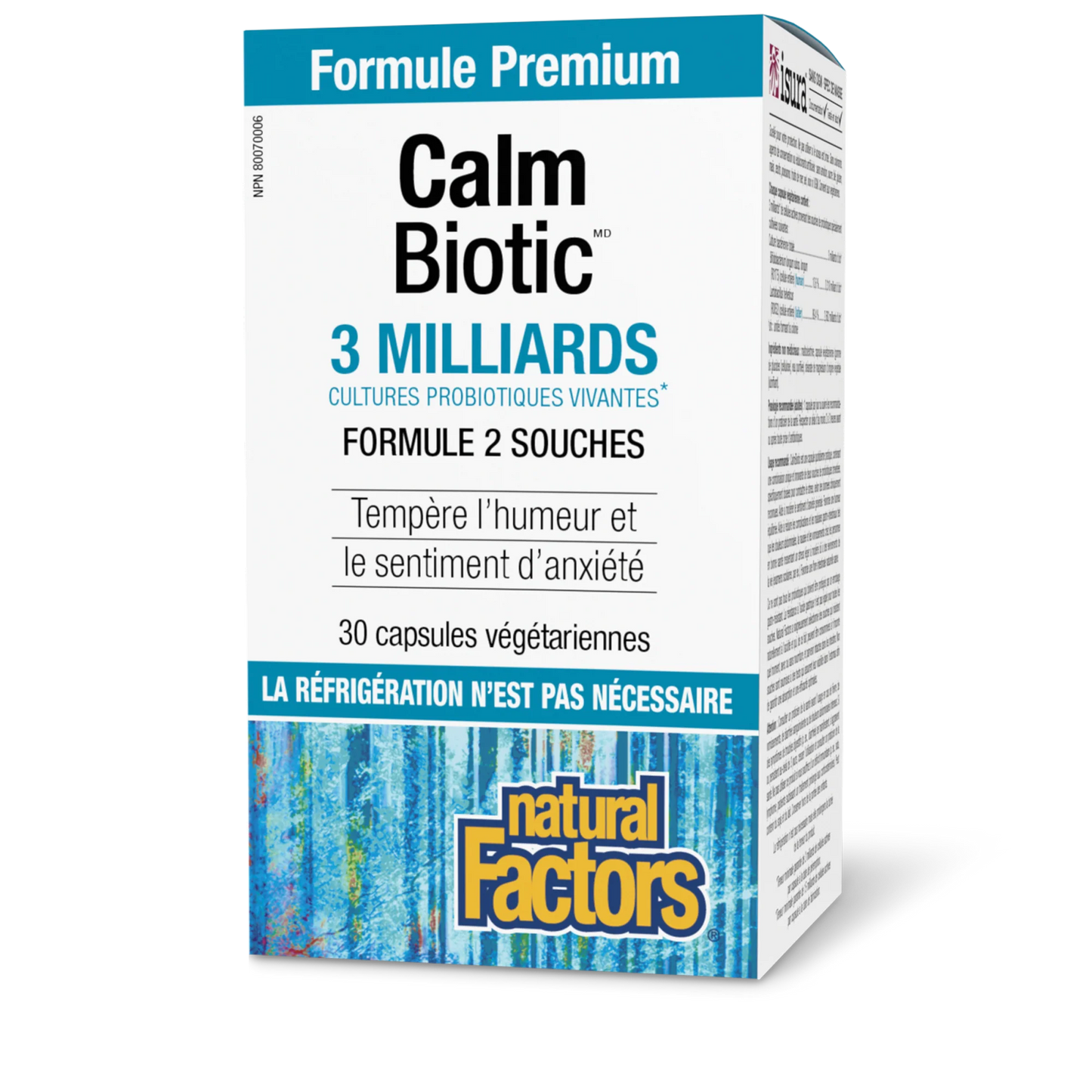 Calm biotique 3 milliards de cellules 30 capsules