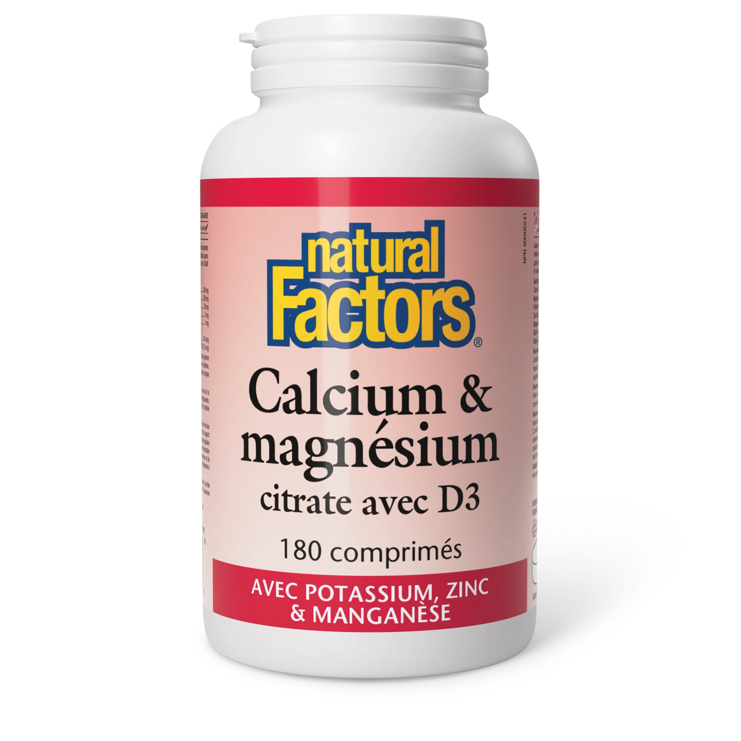 Calcium & magnésium citrate avec D3