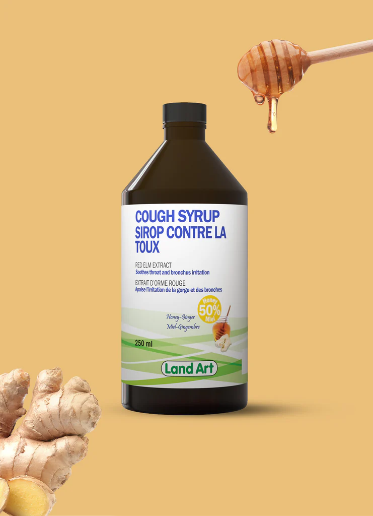 Sirop contre la toux miel-gingembre 250mL