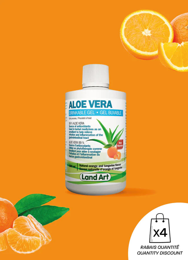 Aloe Vera - gel buvable orange 500mL