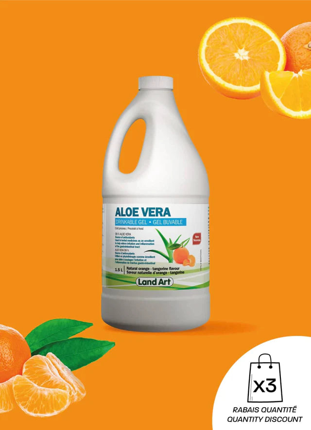 Aloe Vera - gel buvable orange 1.5L