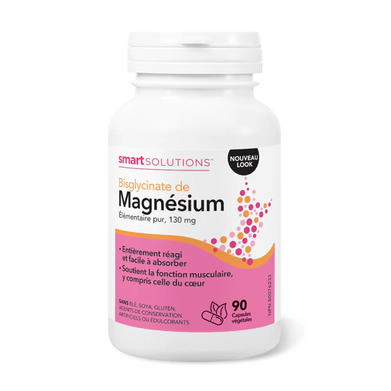 Magnésium bisglycinate 130mg 90capsules
