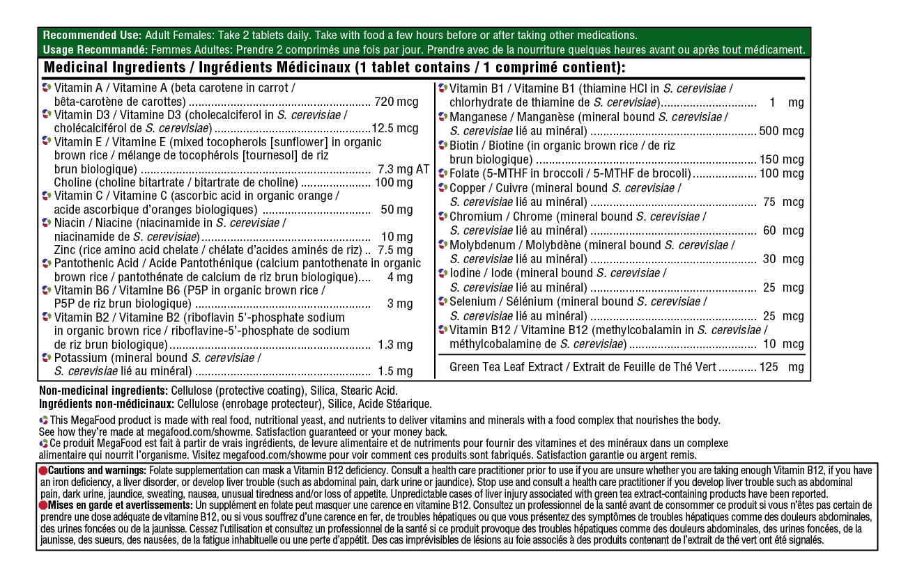 Multi pour Femmes de 55+ 60comprimés