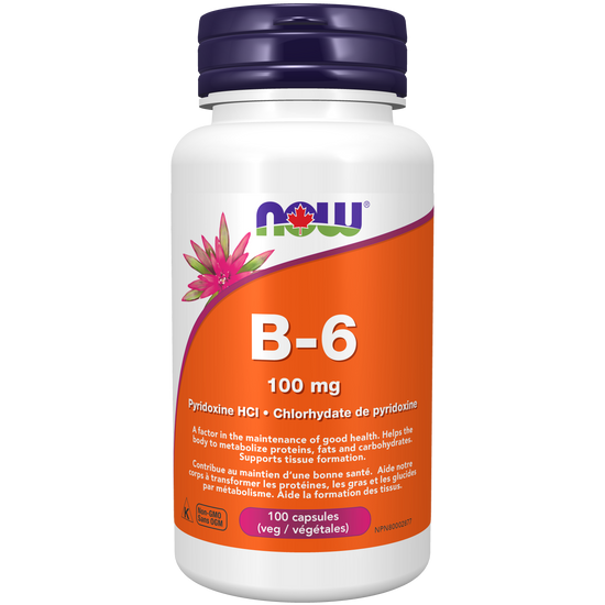 Vitamine B-6 100mg 100capsules