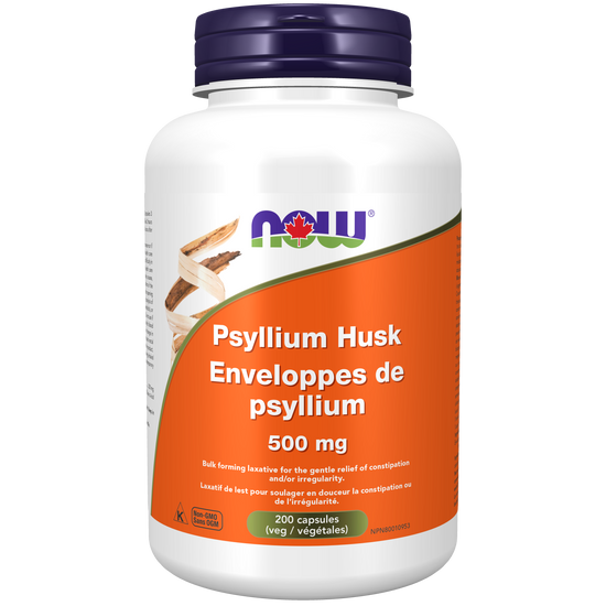 Enveloppes de psyllium 500mg 200capsules