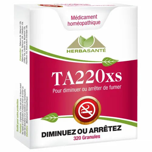 TA220xs pour diminuer ou arrêter de fumer 320granules