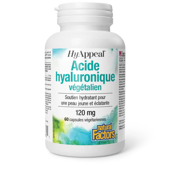 Acide Hyaluronique végétalien 120mg 60 capsules