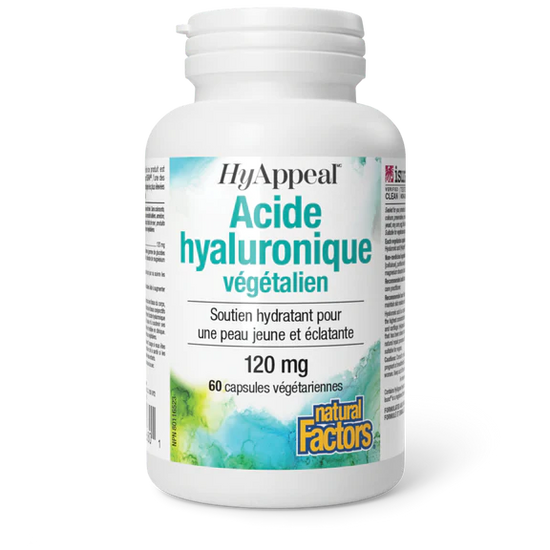 Acide Hyaluronique végétalien 120mg 60 capsules