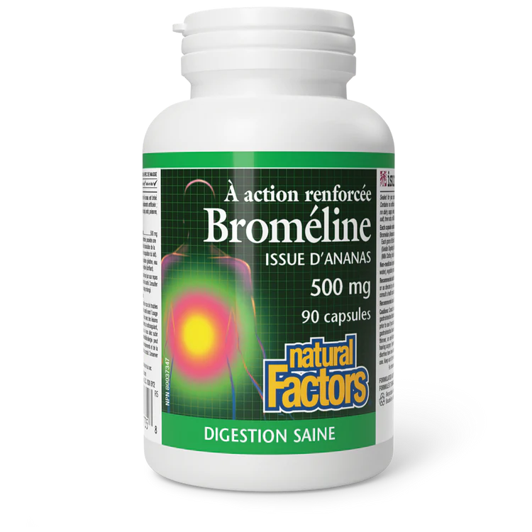 Broméline à action renforcée 500 mg, issue d’ananas