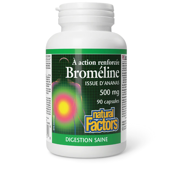 Broméline à action renforcée 500 mg, issue d’ananas