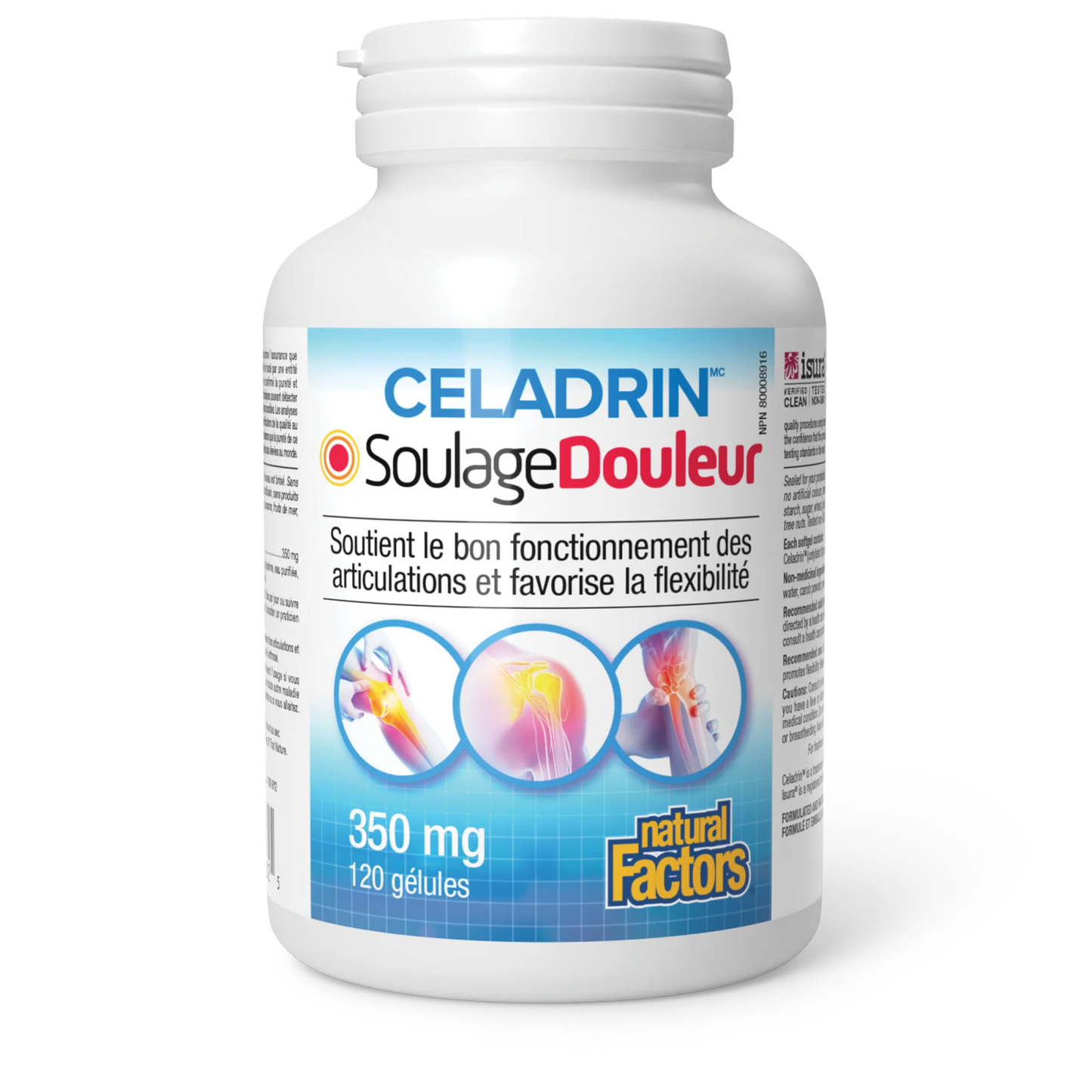 Celadrin SoulageDouleur 350mg 120 gélules