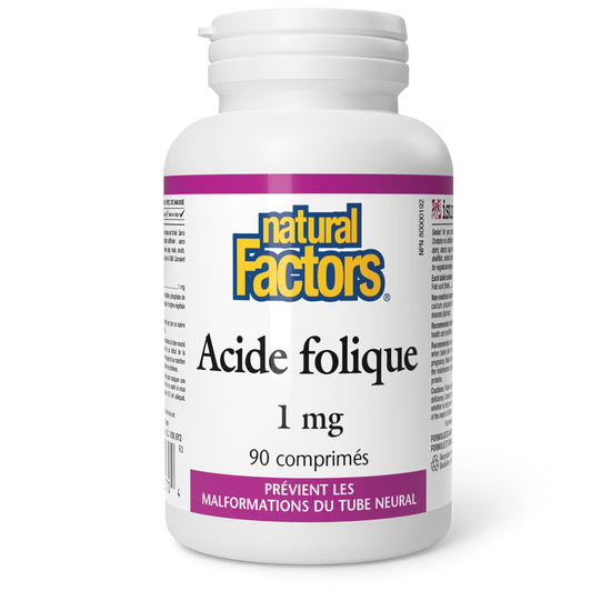Acide folique 1mg 90 comprimés