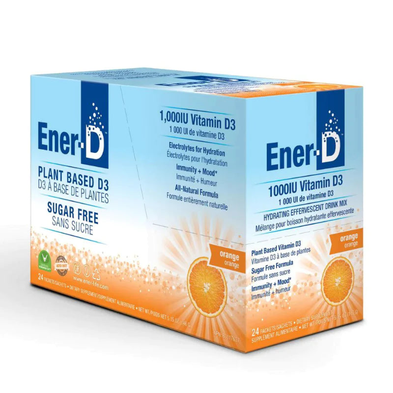 Ener-D 24 sachets saveur d'orange