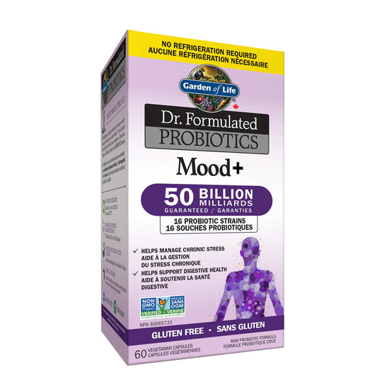 Probiotique Mood+ 50milliards 16souches 60capsules