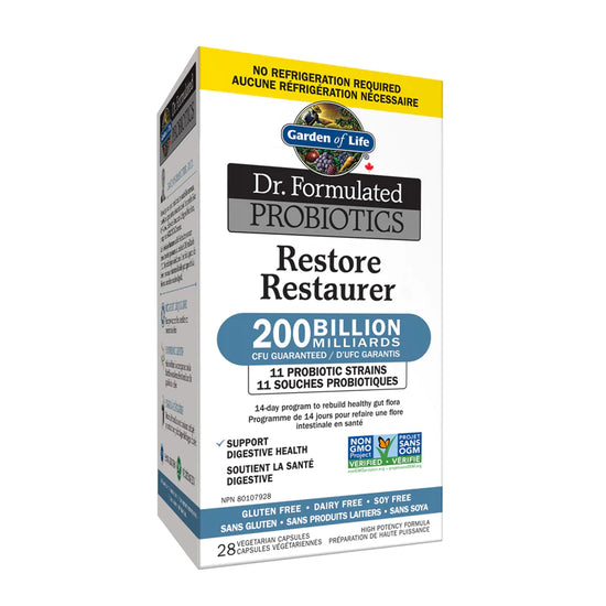 Probiotique Restaurer 200milliards 11souches 28capsules