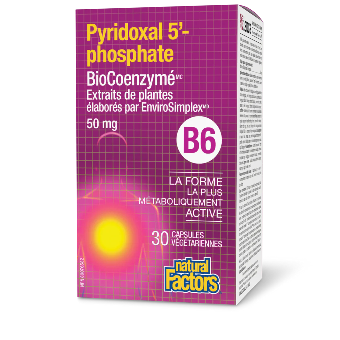 BioCoenzymé Pyridoxal 5’- phosphate • B6 50 mg