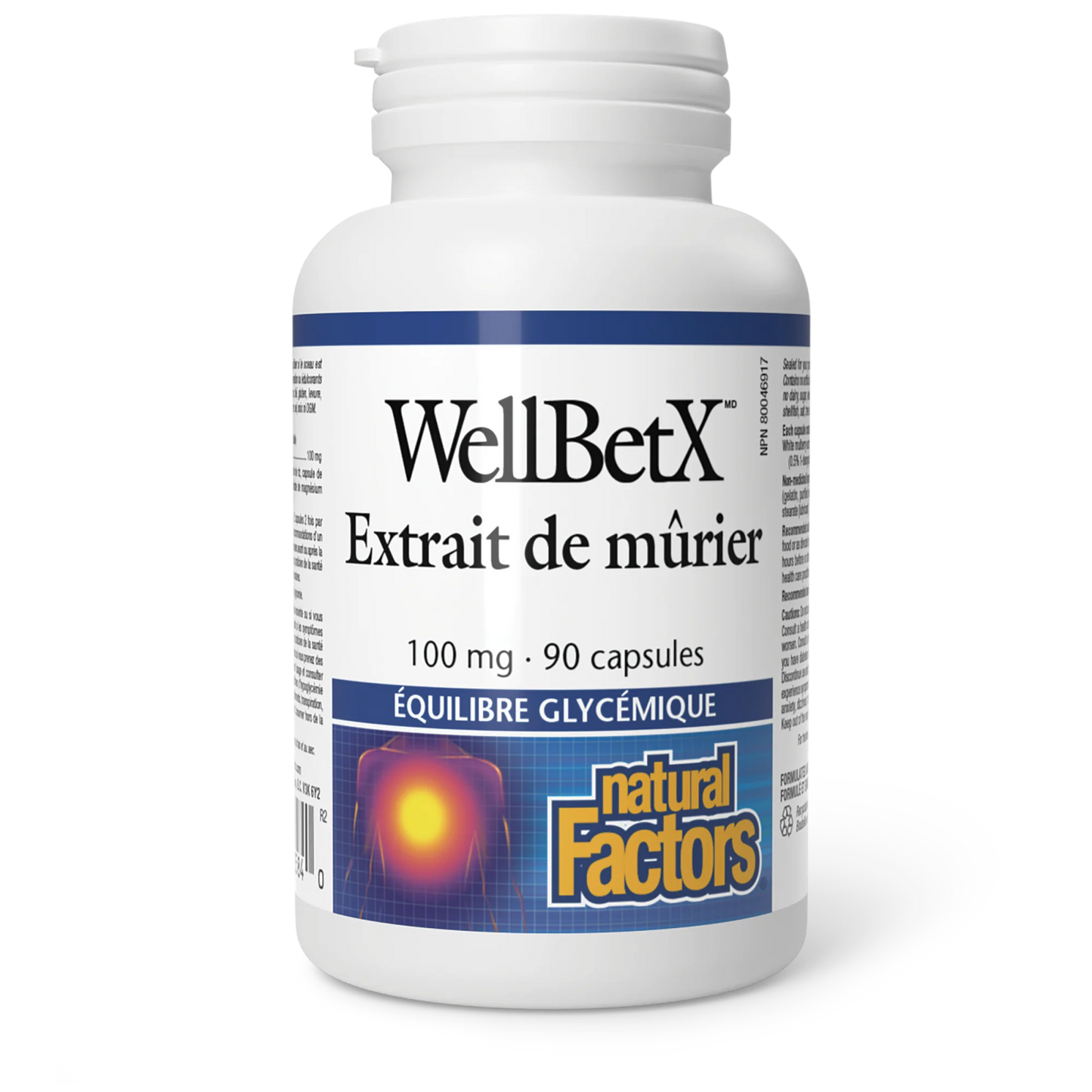 WellbetX Extrait de mûrier 100mg 90 capsules