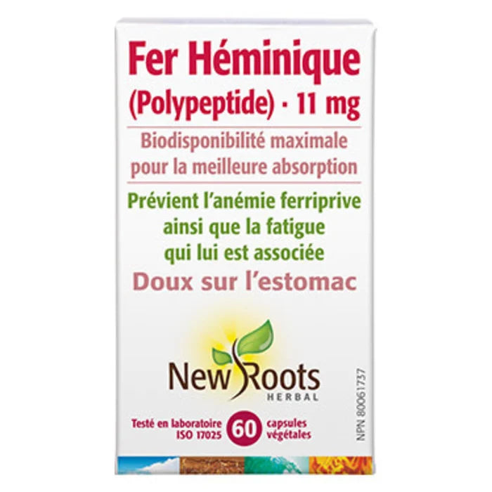 Fer héminique 11mg 30capsules