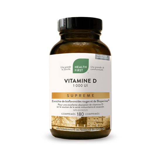 Vitamine D3 suprême  1000UI 180comprimés