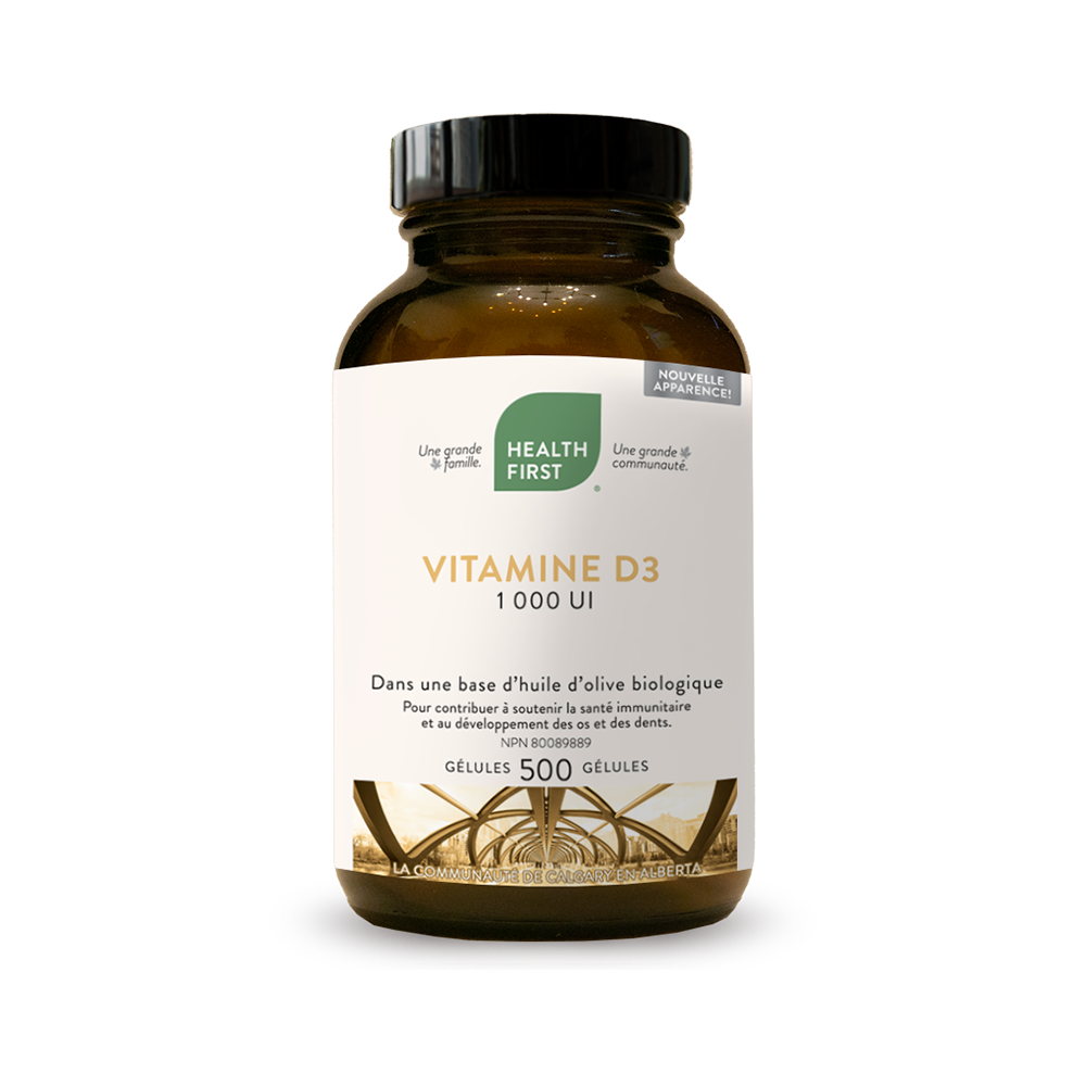 Vitamine D3 1000UI 500gélules