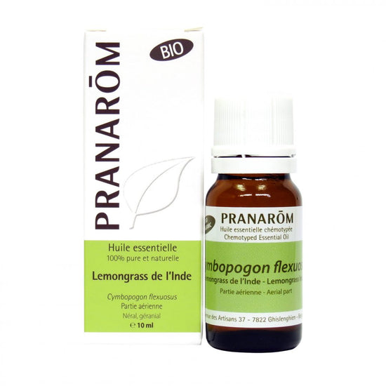 Pranarom Huile essentielle Lemongrass de l'Inde 10ml