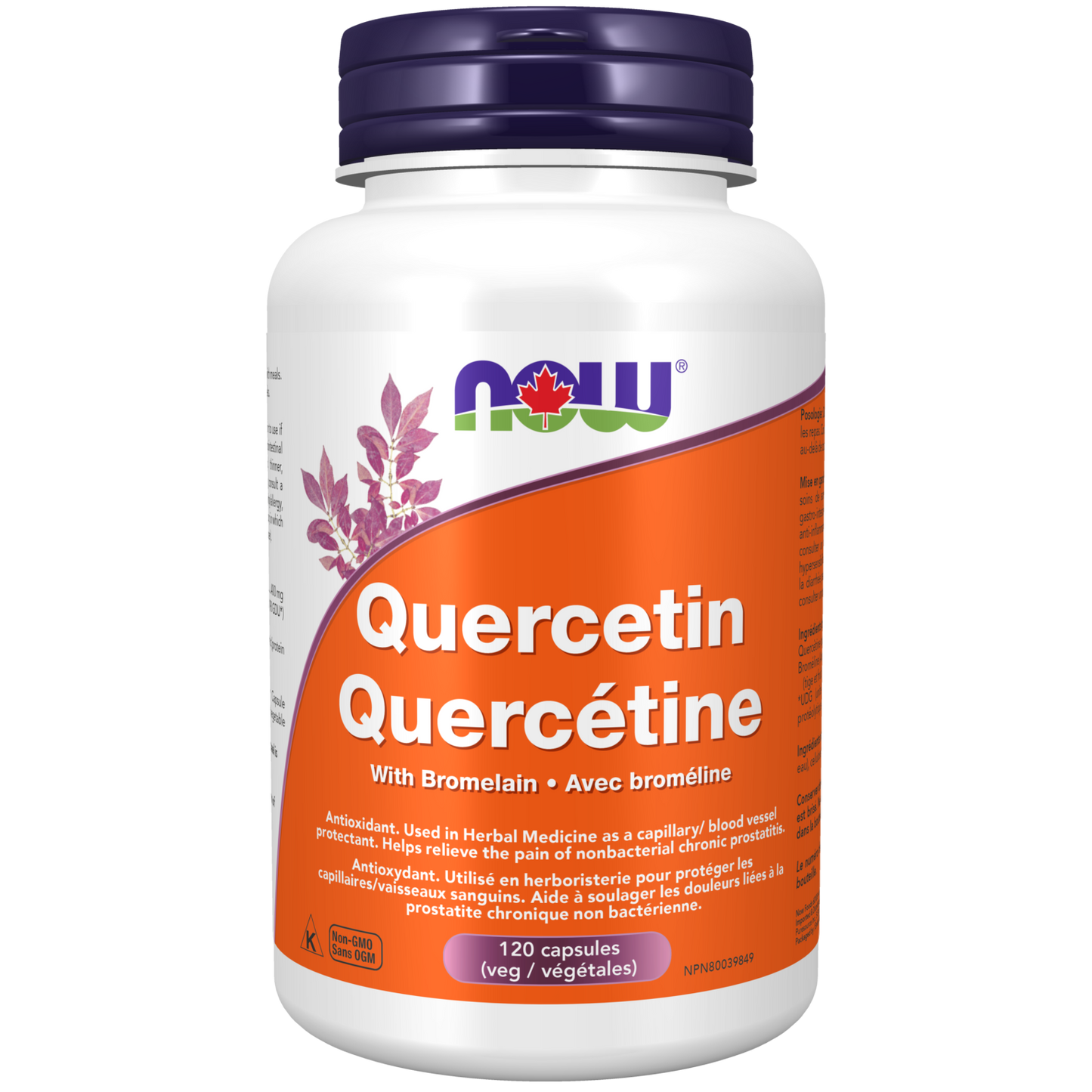 Quercétine avec broméline 120capsules