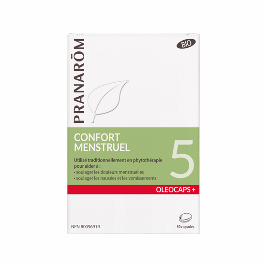 Pranarom Confort menstruel oleocaps 30capsules