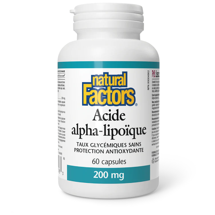 Acide Alpha-lipoïque 60 capsules