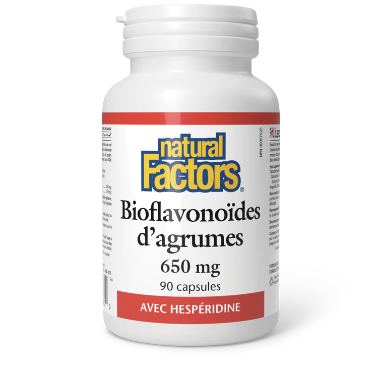 Bioflavonoïdes d'agrumes 650mg 90 capsules