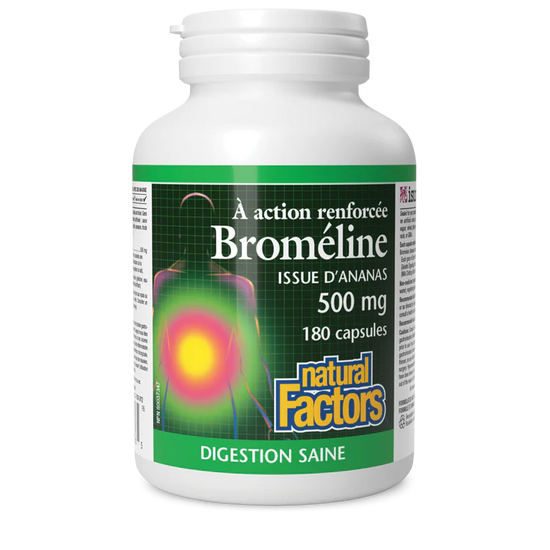 Broméline à action renforcée 500 mg, issue d’ananas