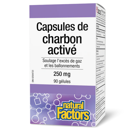 Charbon Activé 250mg 90 gélules